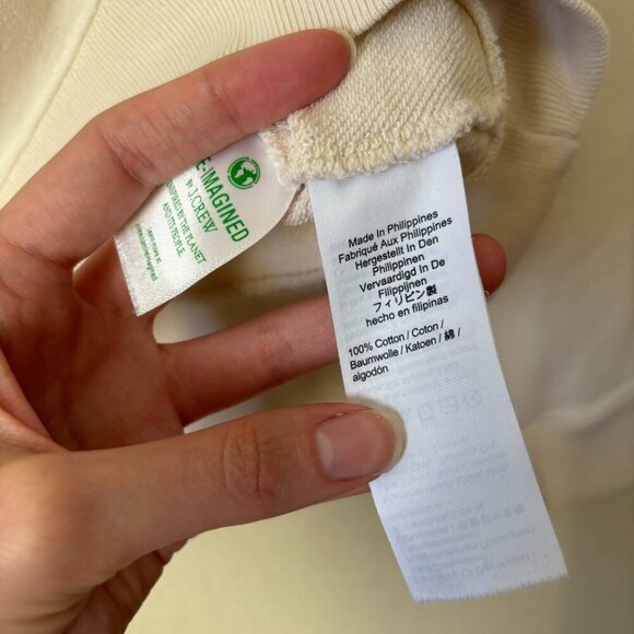 J. Crew Big Sky Graphic Cotton Terry Pullover Sweatshirt - Picture 9 of 13